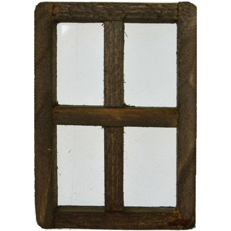 Finestra in legno cm 3x4,3 h.