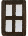 Finestra in legno cm 3x4,3 h.