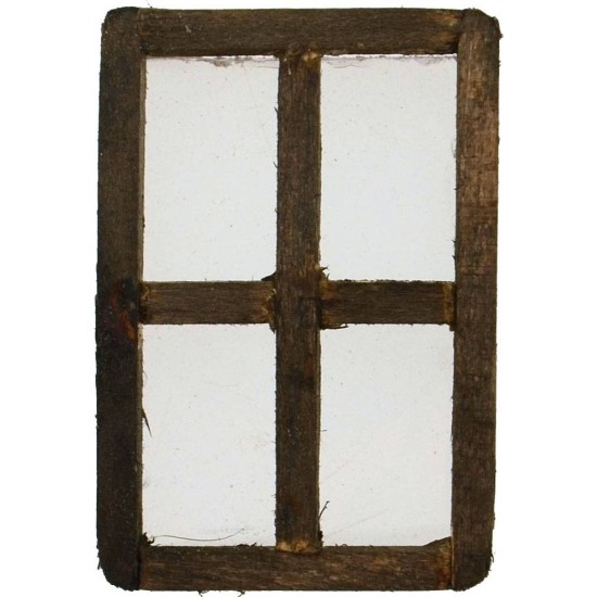 Finestra in legno cm 3x4,3 h.