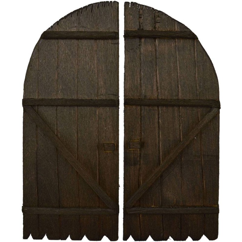 Double leaf wooden door available in sizes: