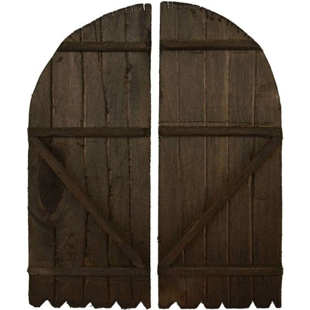 Double leaf wooden door available in sizes: