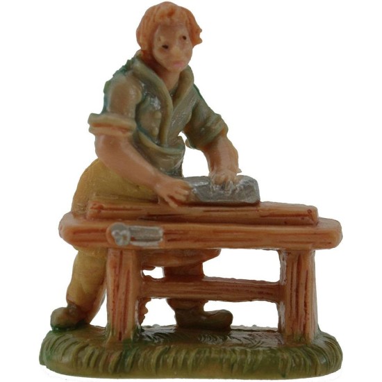Set of 6 craftsmen 4 cm nativity