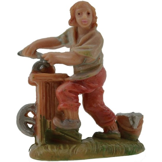 Set 6 artigiani presepe 4 cm