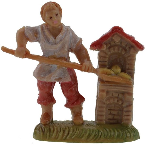 Set 6 artigiani presepe 4 cm
