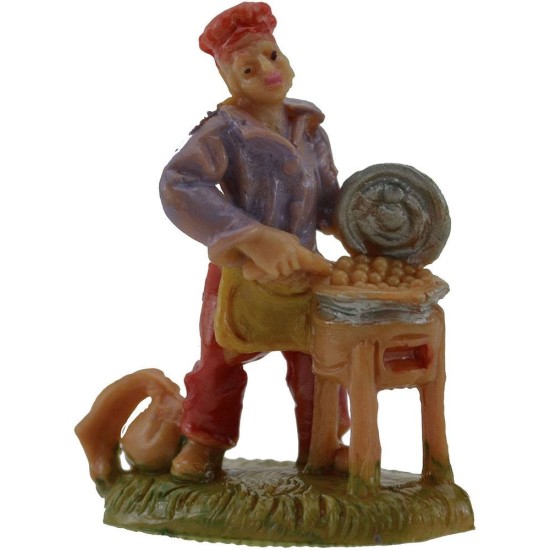 Set of 6 craftsmen 4 cm nativity