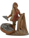 Pescivendolo 10 cm lux in pvc Euromarchi Mondo Presepi