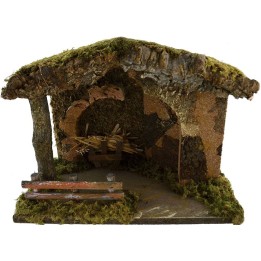 Capanna presepe cm 33x18x24