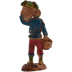 Hombre con cesta 3,5 cm Mundo Pesebre 2
