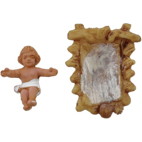 Nacimiento 5 figuras 3,5 cm Mundo Pesebres