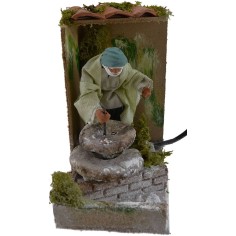 Man at the mill in motion 10 cm