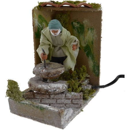 Man at the mill in motion 10 cm
