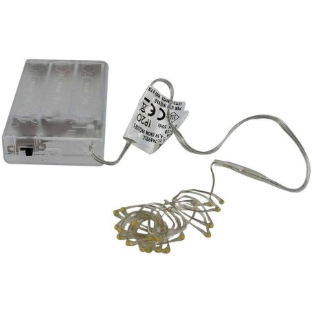 World Nativity 20 Micro blue led with batteries