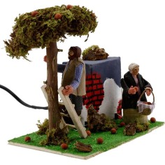 Orange pickers in movement 8 cm 2 movements 2