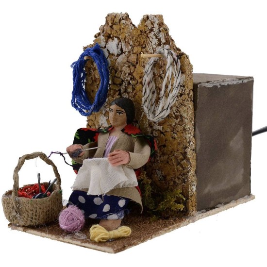 Embroiderer 10 cm in movement cm 15x8x13 h.