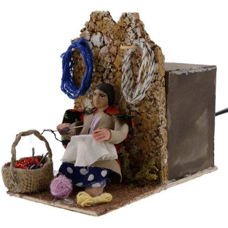 Embroiderer 10 cm in movement cm 15x8x13 h.