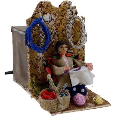 Embroiderer 10 cm in movement cm 15x8x13 h.