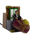 Woman 10 cm beating clothes on the move cm 8x14x12 h.