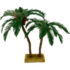 Double palm 22 and 15 cm nativity scene 2
