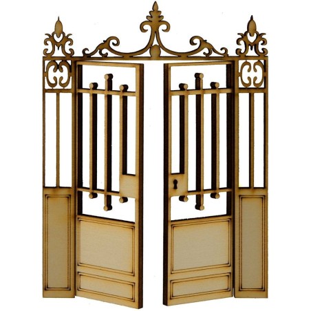 Cancello in legno con ante apribili disponibile nelle misure: