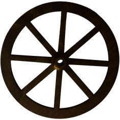Ruota in legno disponibile nelle misure: Mondo Presepi 2