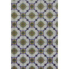 Cartoncino pavimento tipo Vietri cm 24,5x16 Mondo Presepi