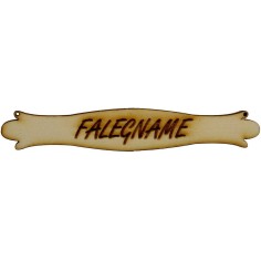 Nativity scene sign in wood 10.5x1.7 cm available with writing: 2