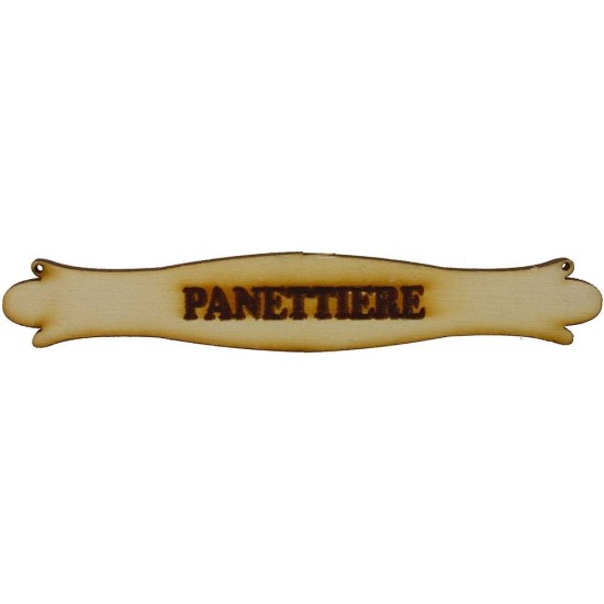 Letrero de pesebre de madera de 10,5x1,7 cm disponible con inscripción: