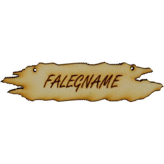 Wooden sign for nativity scene 8.5x1.8 cm available in the