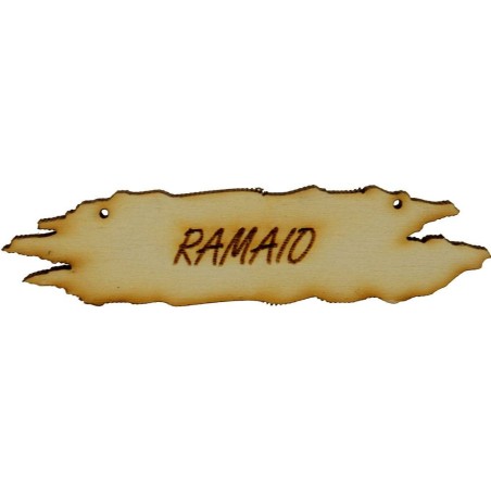Wooden sign for nativity scene 8.5x1.8 cm available in the