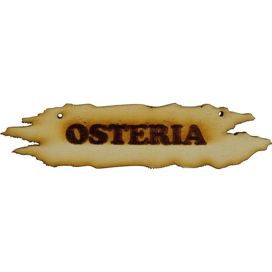 Insegna in legno presepe cm 8,5x1,8 disponibile nella versione: