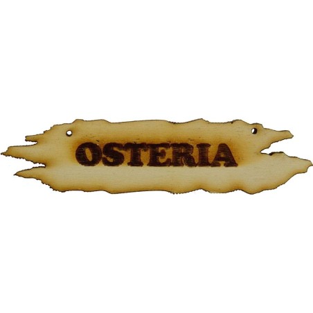 Wooden sign for nativity scene 8.5x1.8 cm available in the