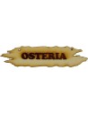 Letrero de madera para belén de 8,5x1,8 cm disponible en la