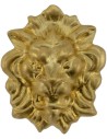 Lion head in brass 2.7x3.5 cm