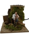 Fabbro Landi cm 10 in mvimento Mondo Presepi