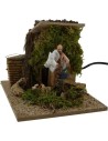 Fabbro Landi cm 10 in mvimento Mondo Presepi