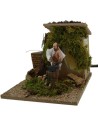 Herrero Landi de 10 cm en movimiento Mundo Pesebres