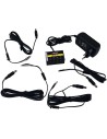 Kit 4 Fuochi led tremolanti gialli con alimentatore