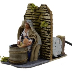 Mum 8 cm washes the baby on the go 2