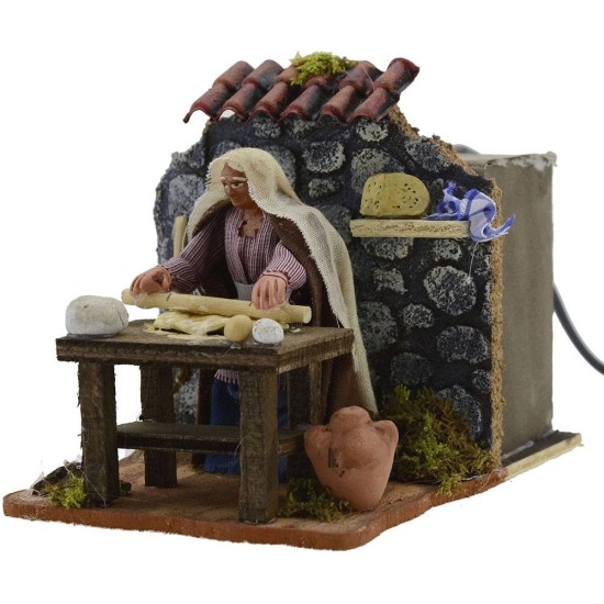 Impastatrice 8 cm in movimento Mondo Presepi