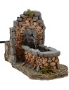 Fountain for nativity scene in working resin cm 16x8x11 h.