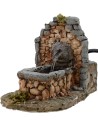 Fuente para belén de resina funcional de 16x8x11 cm h.