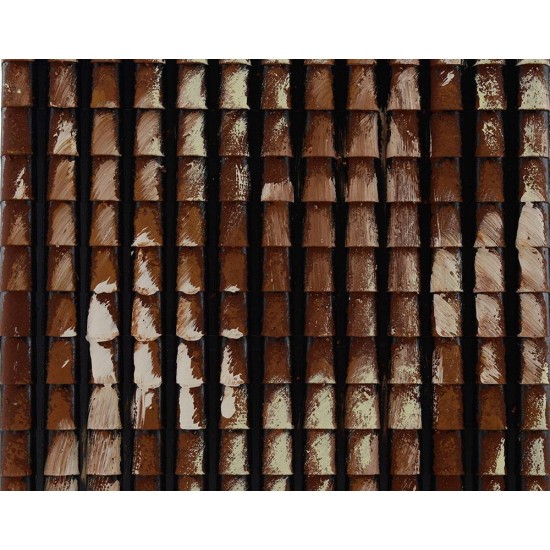 Antique tiles panel 24.5x23 cm