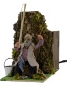 Fisherman 10 cm in movement for nativity scene