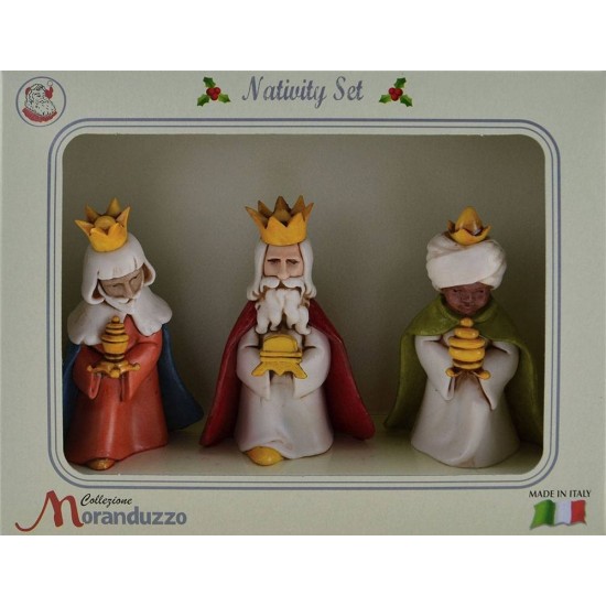 Conjunto tres Reyes Magos child Landi Moranduzzo 7 cm