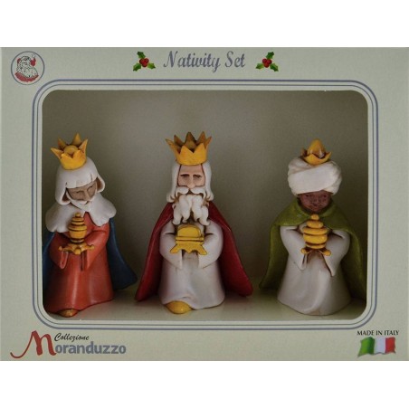 Conjunto tres Reyes Magos child Landi Moranduzzo 7 cm
