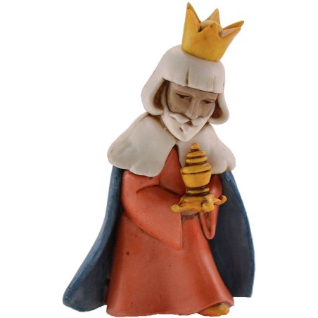 Conjunto tres Reyes Magos child Landi Moranduzzo 7 cm Mundo Pesebres
