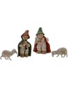 Set 2 statue per presepe child 7 cm Landi Moranduzzo