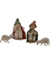 Set 2 statue per presepe child 7 cm Landi Moranduzzo