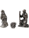 Nativity 2.9 cm in metal 3 subjects