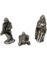 Nativity 1,5 cm in metal 3 subjects